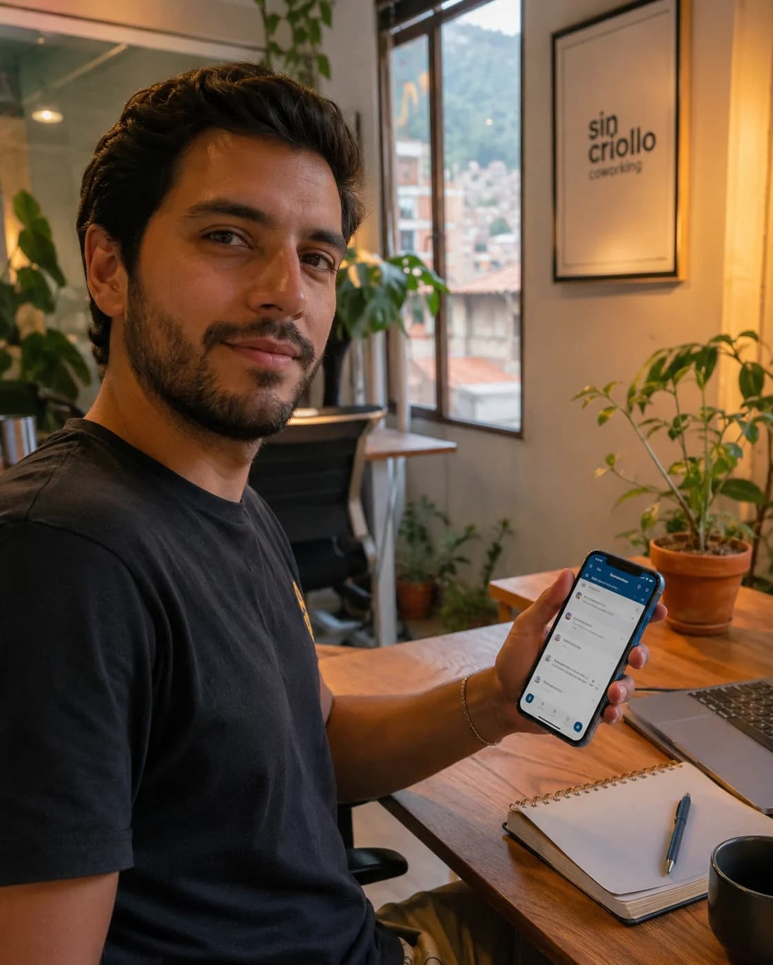 Espacio de coworking acogedor